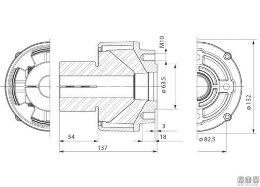 Flexibele Koppeling Vetus Combiflex 25mm - Afbeelding 2