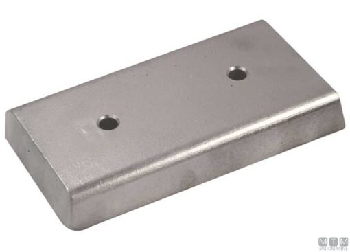 Aluminium anode 50 x 130 x H18mm 0,27 kg