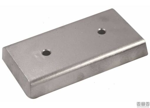 Aluminium anode 50 x 100 x H10mm 0,12 kg