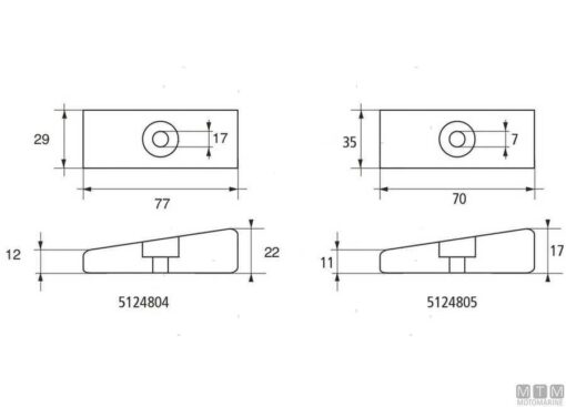 Zinkanode Honda 41109-zw-1003 - Afbeelding 2