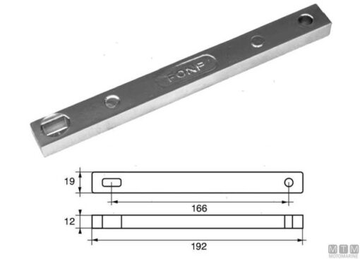 Zink Anode Mercury 825271 - Afbeelding 2