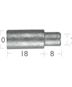 Aifo-Fiat motor (10x18mm) penanodes 44/700 I/C