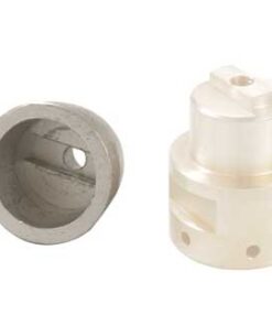 Ogive anode met cilindrische insert voor Schachten 20-30mm