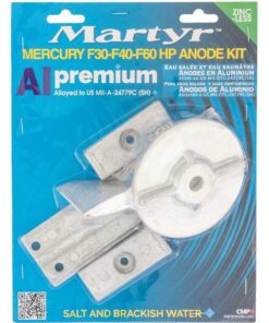 Kit Aluminium Anodes Martyr Mercury F30-F40-F60 HP