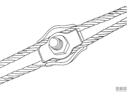 RVS Kabelclip 4mm - Afbeelding 2