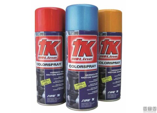 Motorverf Tk Zilver voor Johnson