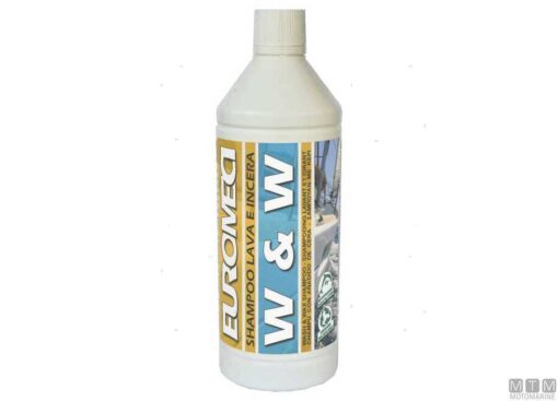 Em w&w shampoo cleaner en wax verpakking 1 lt fles