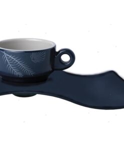 Espresso kopje met schotel MB Living Zwart Pak 6 stuks