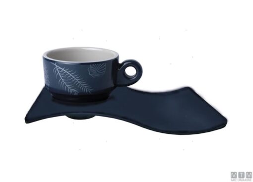 Espresso kopje met schotel MB Living Zwart Pak 6 stuks