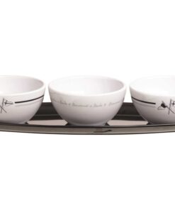 Kit Melamine Snack Kommen MB Welcome 3st