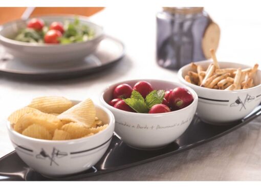 Kit Melamine Snack Kommen MB Welcome 3st - Afbeelding 2