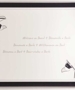 Melamine Rechthoekig Blad MB Welcome 40 x 30cm