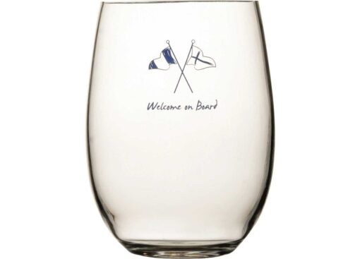 Waterglas MB Welcome 9 x H13 cm Pak 6 stuks
