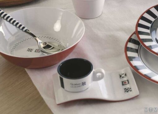 Espresso kopje met schotel MB Venezia 6,5 x H5,2 cm Pak 6 stuks - Afbeelding 2