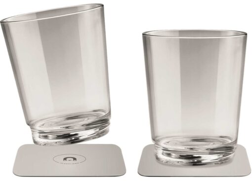 Magnetisch Waterglas met Groene Basis 82 x H100mm 2st