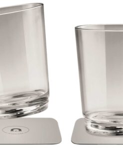 Magnetisch Waterglas met Blauwe Basis 82 x H100mm 2pz