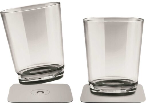 Magnetisch Waterglas met Groene Basis 82 x H100mm 2st - Afbeelding 5