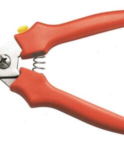Veiligheidspincet handvat rood mes 8 cm