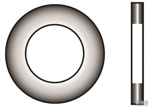 Pak Vlakke Ringen A4 DIN 125 D8mm 20st - Afbeelding 3