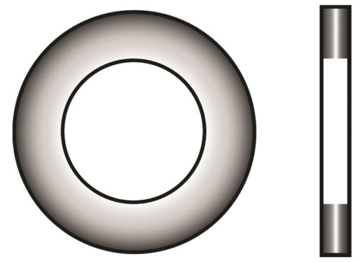 Pak Vlakke Ringen A4 DIN 125 D4mm 20st - Afbeelding 3