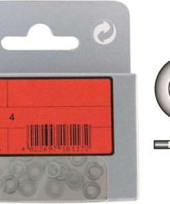 Pak Vlakke Ringen A4 DIN 125 D5mm 20st
