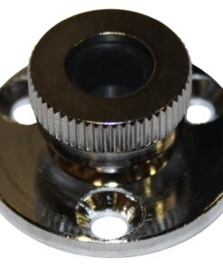 Elektrische Verchroomde Messing Kabeldoorvoer (8mm Kabel / 32mm Diameter)