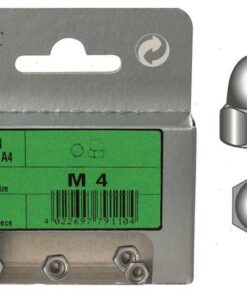Blister 6pc Rvs Moeren M3 Din 1587