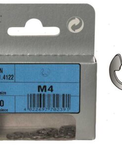 Blister 20pcs Rvs Retainer Ringen 4mm