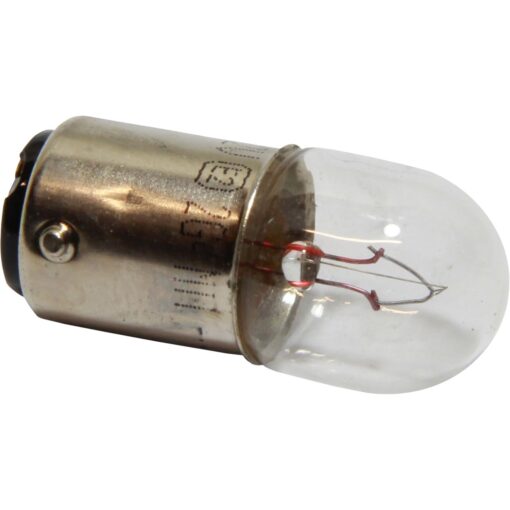 Elektrische Wolfraam Lamp met BA15d Fitting (12V / 10W)