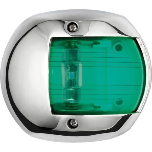 Bakboord Groene Led Navigatieverlichting (Compact / RVS / 12V & 24V)