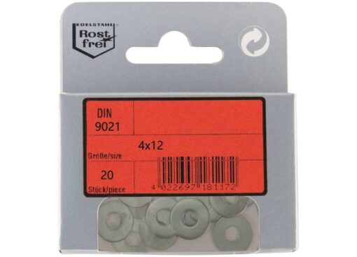 Pak Brede Ringen A4 DIN 9021 4x12mm 20st - Afbeelding 2
