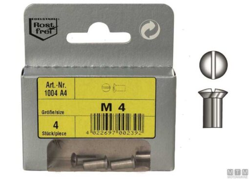 Slotmoeren mm m4 Pak 4 / stuks