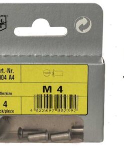 Slotmoeren mm m8 Pak 2 / stuks