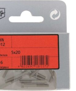 Pak Inbus Schroeven A4 DIN 912 5x40 met Moeren 6st