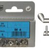 Blister 6pcs Rvs Moeren M5 Din 315