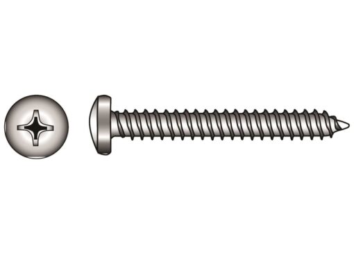 Pak cilinderkop Tapping Schroeven Phillips A4 DIN 7981 2,9x9,5mm 20st - Afbeelding 3