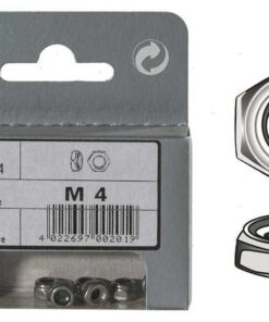 Blister 3pc Rvs Moeren M12 Din 985