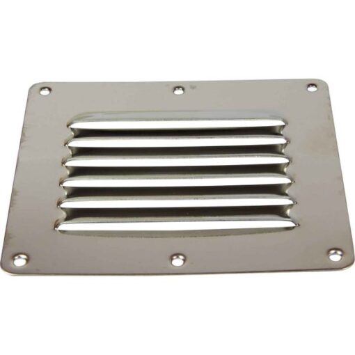 RVS Louvered Luchtvent 4Dek (127mm x 115mm) - Afbeelding 2