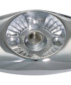 Chroom Basis voor vishengelstokhouder 33mm