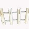 PVC vishengelhouder Vierdubbel H285mm D40mm