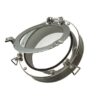 Patrijspoort Rond 470mm H50 Verchroomd Messing
