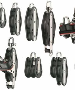 Dubbele Katrol met Becket Sprenger 36mm voor lijnen tot 10mm