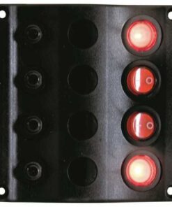 Polyurethaan Elektrisch Paneel met 4 Led Schakelaars 100 x H110mm
