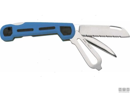 Schipper mes blauw 8,5 cm