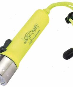 Onderdompelbare Led zaklamp Geel 16cm