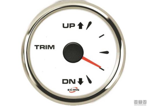 Trim Gauge ECMS Wit 0-190 Ohm 52mm