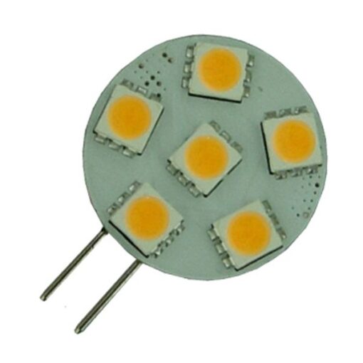 Warm wit LED G4 lamp (10V - 30V / 1W)