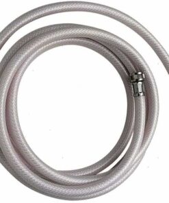 Witte douche slang 1/2" naar 1/2" 4mt