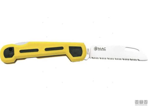 Gele opvouwbare mes Skippy 6,5 cm