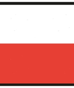 Vlag van Polen cm 40 x 60 